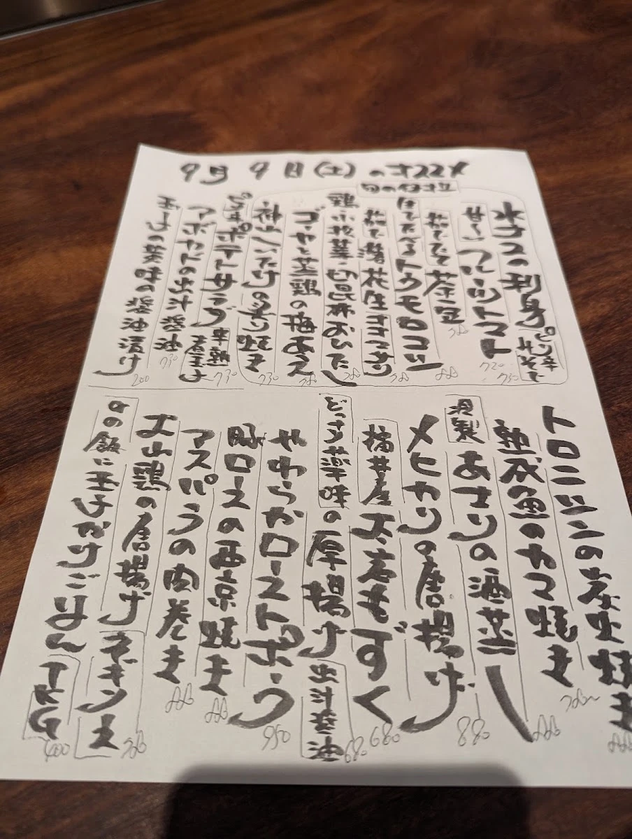 新橋いっぱし メニュー写真 13